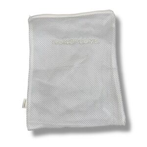 HONEYLOVE White Mesh Laundry Bag Zipper Pouch Travel Organizer Wash‎ Bag